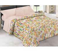 Quilt Trapuntino Piumino Estivo 100gr/mq Microfibra Diadema Acquarello