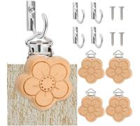 Quilt Wall Hangers - Wood | Floral Tapestry Clip Set
