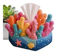 Quilted Animal Tissue Box - lightweight modern Kit DIY Sewing Project, Instructions Marine Cover, Beginners Women Hobbyists Enthusiasts Family | Multipurpose Outdoor Indoor Utility