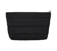 Quilted Makeup Bag, Stylish Cotton Cosmetic Pouch, 9,06 x 6,3 pollici