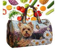 Quilted Tote Bag, Large Capacity Retro Purse Handbag, Animal Pattern Quilted Bag for Women, Durable Soft Material, Comfortable Shoulder Straps, Versatile Carryall for Work, Travel, School, and Office