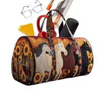 Quilted Tote Bag, Large Capacity Retro Purse Handbag, Animal Pattern Quilted Bag for Women, Durable Soft Material, Comfortable Shoulder Straps, Versatile Carryall for Work, Travel, School, and Office