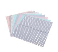 Quilting Cloth Quilting Fabric Sewing Fabric Soft Breathable Skin Friendly Cotton Material for DIY Craft Clothes 50x50cm 8pcs (Rosa Grigio)
