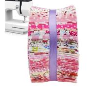 Quilting Fabric Jelly Rolls - Pre-Cut Cotton Strips For Crafting | Fabric Bundles For Sewing | 40pcs 50x6.5cm Printed Strips For Quilt Covers, Cushion Covers, Tablecloths, Dresses, Quilted Bags, Scrap