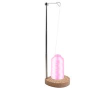 Quilting Thread Holder, Wooden Spool Holder, Height Adjustable Spool Stand, Embroidery Thread Holder, Spool Holders with Wooden Base with Adjustable Height for Embroidery