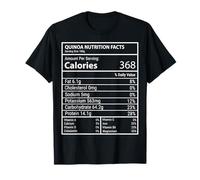 Quinoa Valori nutrizionali Informativo Food Chart Design Maglietta