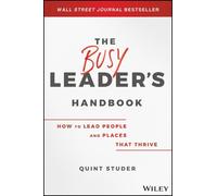 Quint Studer The Busy Leader's Handbook (Copertina rigida)