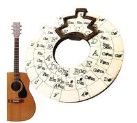 quinta ruota - Strumenti ruota in legno musica,Guirapiper sviluppare la vostra capacità di gioco, strumento indispensabile per strumento musica, pianoforte, basso, ukulele Youding