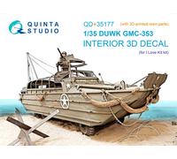 Quinta Studio 1/35 GMC DUKW-353 Interni stampati in 3D e colorati (I Love Kit)
