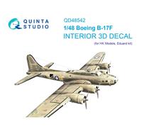 Quinta Studio 1/48 Boeing B-17F 3D-Printed & Colour Interior (modelli HK,...