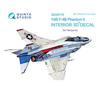 Quinta Studio 1/48 F-4B Interni stampati in 3D e colorati su carta...