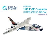 Quinta Studio 1/48 F-8E Crusader interni stampati in 3D (Hasegawa/Hobby 2000)