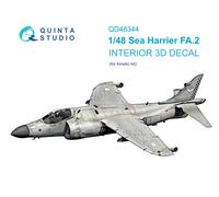 Quinta Studio 1/48 Sea Harrier FA.2 interno stampato in 3D e colorato (cinetico)