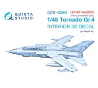 Quinta Studio 1/48 Tornado GR.4 interni stampati in 3D e colorati (Revell)...