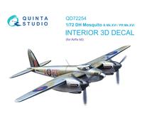 Quinta Studio 1/72 DH Mosquito B Mk.XVI/PR.XVI 3D-Interior (Airfix) + parti 3D