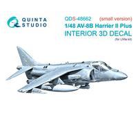 QUINTA STUDIO 3D PRINTED DECAL PAPER UMA MODEL AV-8B HARRIER II PLUS QDS48662