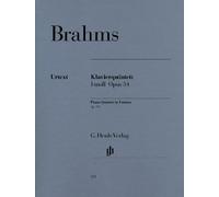 QUINTETT F-MOLL OP 34 - arrangiamento per due violini, viola, violoncello e pianoforte, compositore: BRAHMS JOHANNES