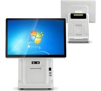 QuinteZhenTially Registratore Cassa Touch Screen,Registratore Cassa Smart all-in-One,Wi-Fi Integrato,Angolo Schermo Regolabile,per Centri Commerciali,Ristoranti,Bar Altri Locali 58mmprinter