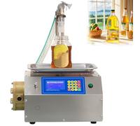 QuinteZhenTially Riempitrice Liquidi Viscosi,Riempitrice Bottiglie Mi Ele Acciaio Inossidabile,Macchina Rifornimento della Pasta,Attrezzatura Automatica per Marmellata,Colla,Succhi