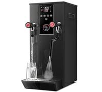 QuinteZhenTially Schiumatore Elettrico Latte Professionale,Completamente Automatica Montalatte Vapore,Riscaldament Rapidomilk Frother,per Ristoranti,Panetterie,Pasticceri,Tea Room,Caffetterie Black