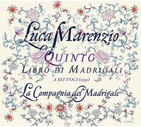 Luca Marenzio Luca Marenzio: Quinto Libro Di Madrigali (CD) Album