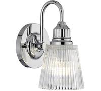 Quintiesse Addison lampada da parete 1x3 W cromo-trasparente QN-ADDISON1-BATH