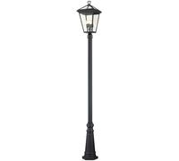 Quintiesse Alford Place lampada da terra per esterni 4x40 W nero QN-ALFORD-PLACE5-L-MB