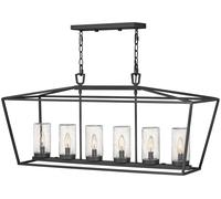 Quintiesse Alford Place lampada sospesa 6x40 W nero QN-ALFORD-PLACE-6P-MB
