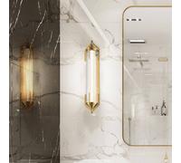 Quintiesse Appliance a LED ESPADA oro spazzolato Larghezza 70 cm Metallo IP44 Quintiesse