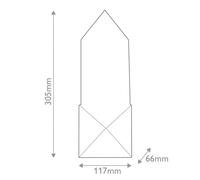 Quintiesse Applique a LED CAESAR, ottone anticato, altezza 31 cm Metallo/alabastro Quintiesse