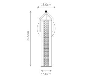 Quintiesse Applique a LED ESPADA, cromo lucido, Ø 16 cm, metallo IP44 Quintiesse