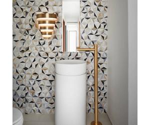 Quintiesse Applique LED Echelon, ottone Quintiesse