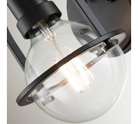 Quintiesse Applique Somerset, 1 luce, nero Quintiesse