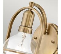 Quintiesse Applique Somerset, 1 luce, ottone Quintiesse