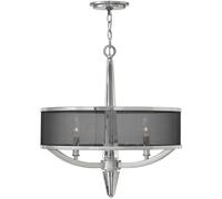 Quintiesse Ascher lampada sospesa 3x60 W nero-nichel QN-ASCHER-3P