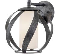 Quintiesse Blacksmith lampada da parete 1x60 W nero-opale QN-BLACKSMITH1-OBK
