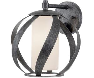 Quintiesse Blacksmith lampada da parete 1x60 W nero-opale QN-BLACKSMITH1-OBK