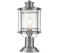 Quintiesse Booker lampada da terra per esterni 1x60 W trasparente-alluminio QN-BOOKER3-M-IA