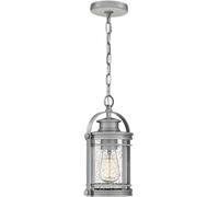 Quintiesse Booker lampada sospesa 1x60 W trasparente-alluminio QN-BOOKER8-S-IA