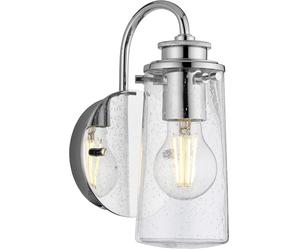 Quintiesse Braelyn lampada da parete 1x40 W cromo-trasparente QN-BRAELYN1-PC