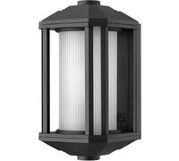 Quintiesse Castelle lampada da parete per esterni 1x60 W bianco-nero QN-CASTELLE-S-BLK