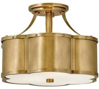 Quintiesse Chance lampada da soffitto 2x60 W ottone QN-CHANCE-SF-S-HB