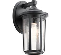 Quintiesse Fairfield lampada da parete per esterni 1x60 W nero-trasparente QN-FAIRFIELD-L-BK