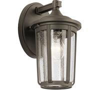 Quintiesse Fairfield lampada da parete per esterni 1x60 W trasparente-marrone QN-FAIRFIELD-M-OZ