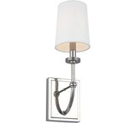 Quintiesse Felixstowe lampada da parete 1x3 W bianco-cromo QN-FELIXSTOWE1
