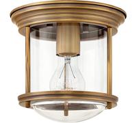 Quintiesse Hadrian lampada da soffitto 1x60 W trasparente-marrone QN-HADRIAN-MINI-F-BR-CLEAR