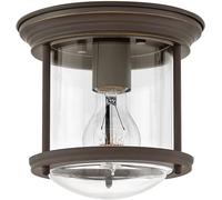 Quintiesse Hadrian lampada da soffitto 1x60 W trasparente-marrone QN-HADRIAN-MINI-F-OZ-CLEAR