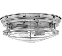 Quintiesse Hadrian lampada da soffitto 2x40 W cromo-trasparente QN-HADRIAN-FS-CM-CLEAR