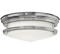 Quintiesse Hadrian lampada da soffitto 2x40 W cromo-vetro opalino QN-HADRIAN-FS-CM-OPAL