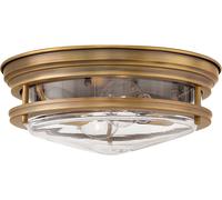 Quintiesse Hadrian lampada da soffitto 2x40 W trasparente-marrone QN-HADRIAN-FS-BR-CLEAR
